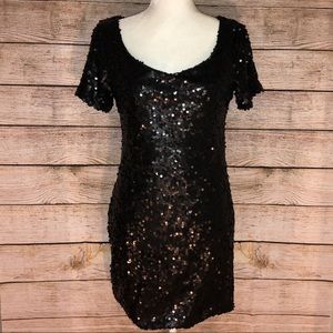 ✨Profile Little Black Sequin Dress✨